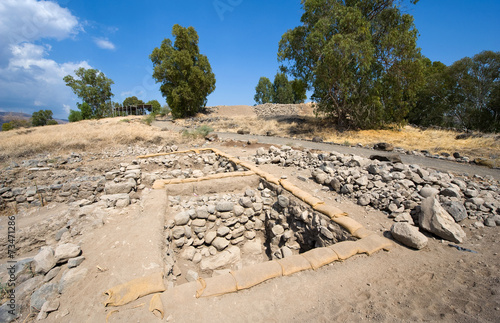 Cuadro en lienzo Ruines in Bethsaida