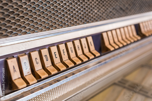 Push button juke box