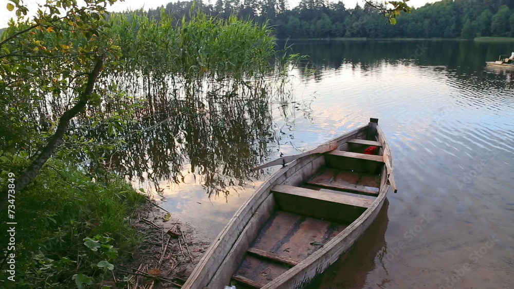 boat on lake boat on lake