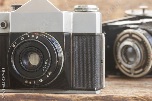 vintage photo cameras