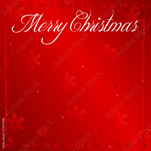 Elegant Red Christmas Wishes Background