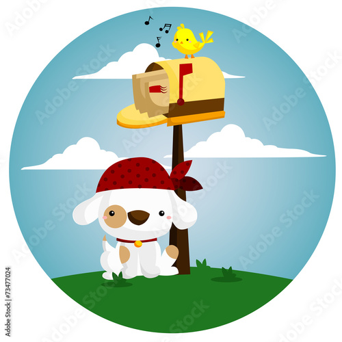 mailbox dog