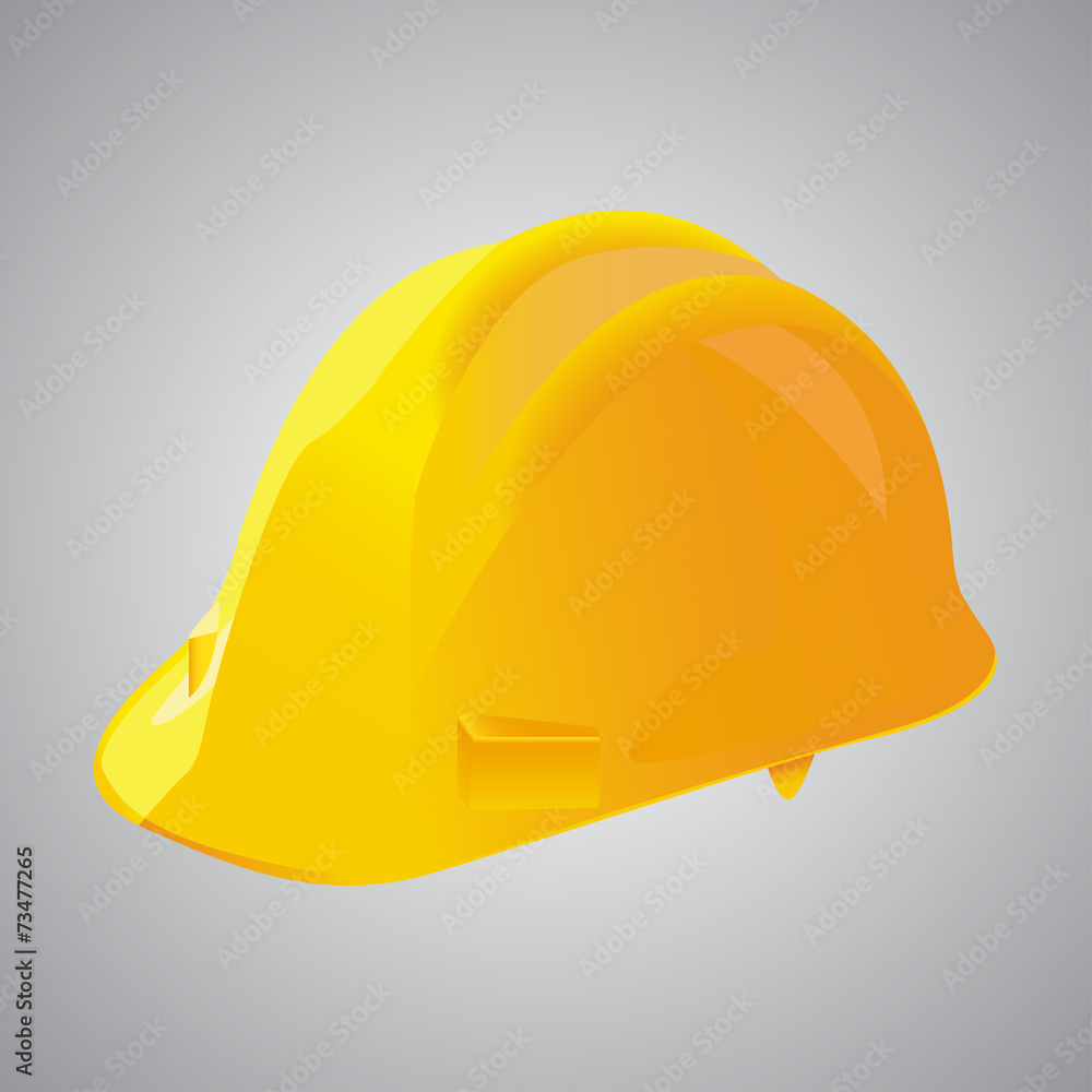 Fototapeta premium Yellow protection helmet