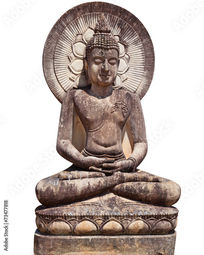 Old Stone Ancient Buddha