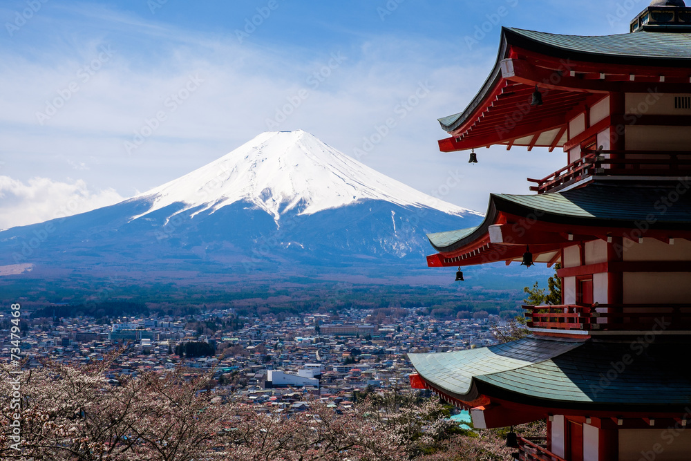 Naklejka premium The mount Fuji