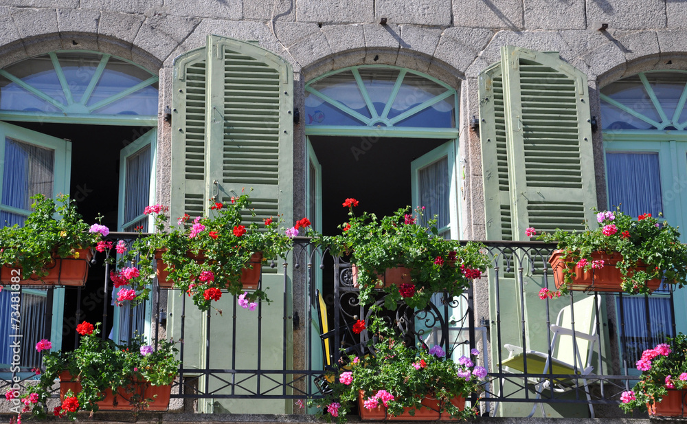 Fototapeta premium Balcony in France.