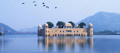 Palace in Water - Jal Mahal, Rajasthan, India photo