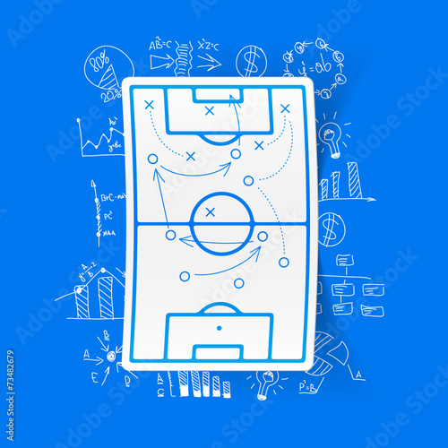 Drawing business formulas: playing field, tactics