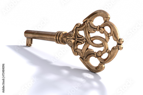 Fotografie Vintage ornate  key