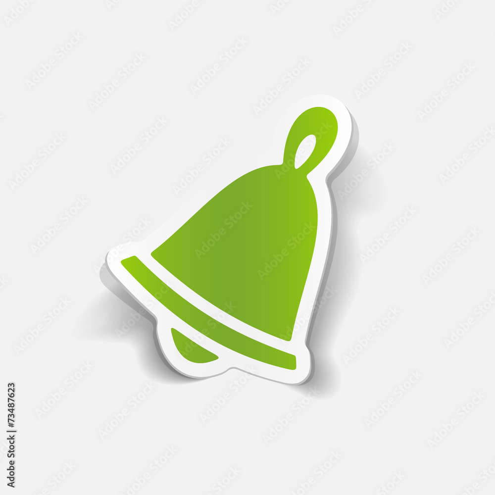 Obraz premium realistic design element: christmas bell