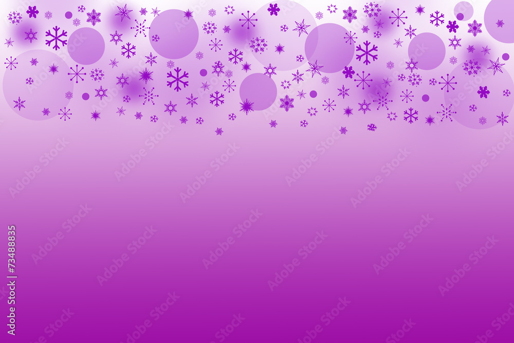 The purple Christmas background