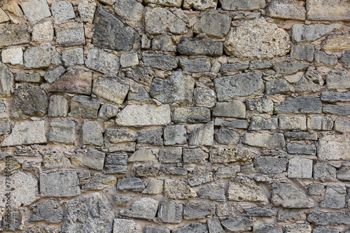 Coquina stone wall background