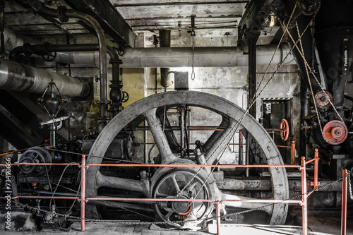 rusty industrial ruine