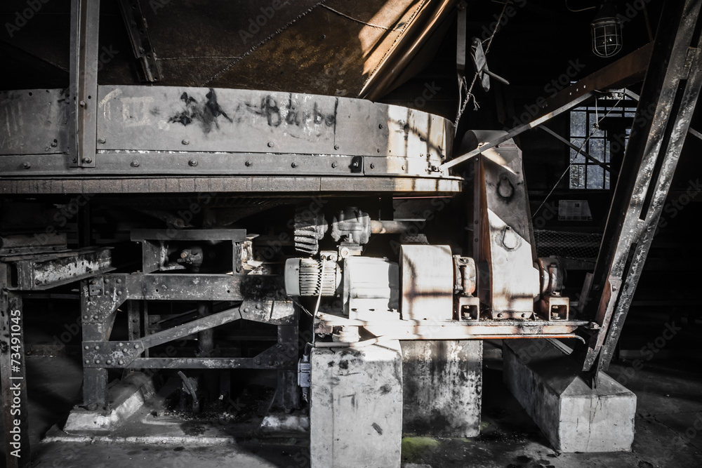 rusty industrial ruine rusty industrial ruine