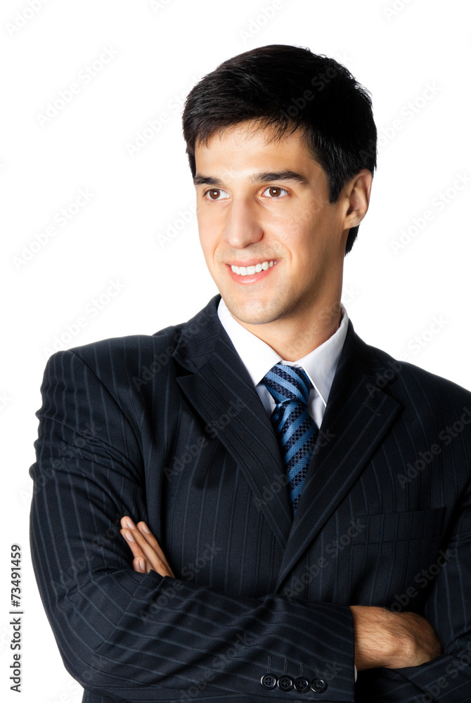 Businessman, isolated over white Businessman, isolated over white