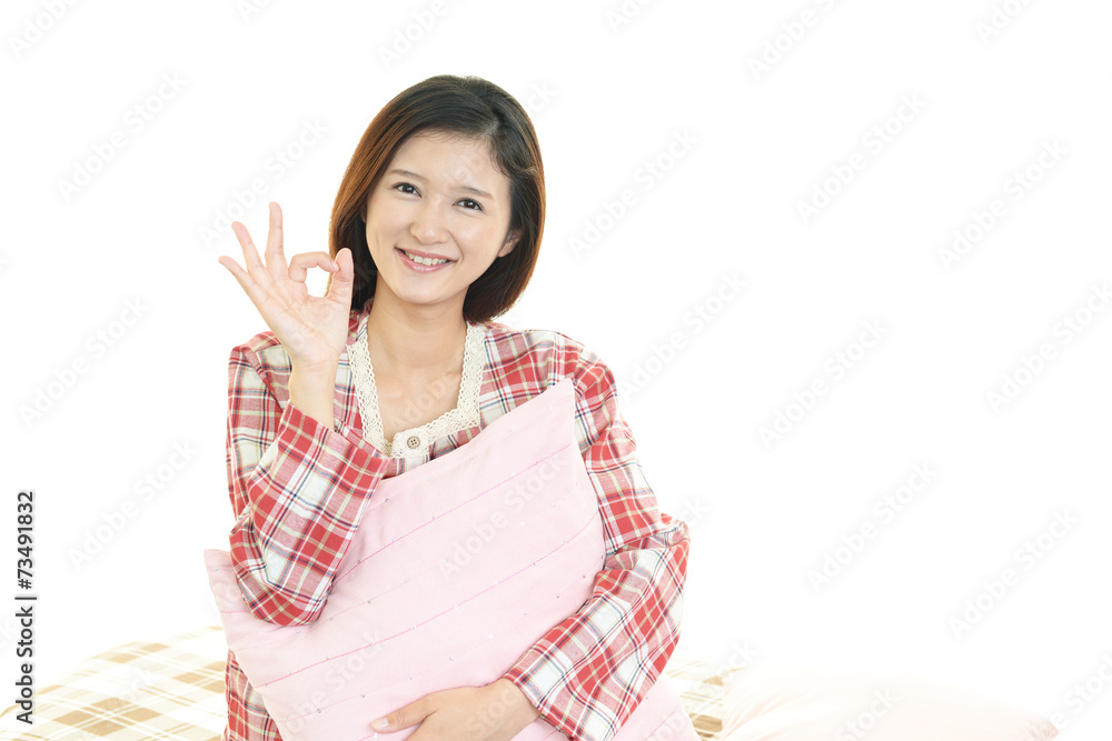 笑顔の女性 笑顔の女性
