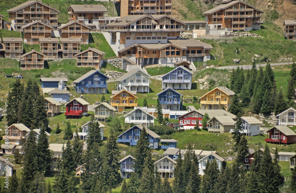 Fototapeta premium Chalets