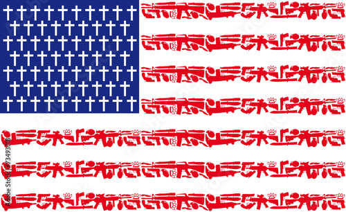 ARMES DRAPEAU USA