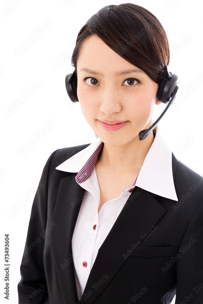 asian businesswoman on white background asian businesswoman on white background