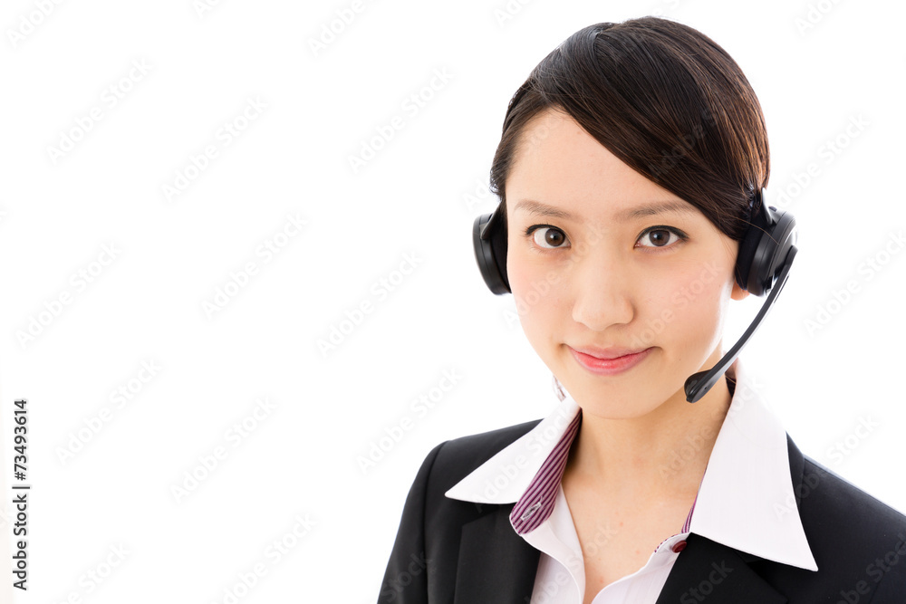 asian businesswoman on white background asian businesswoman on white background