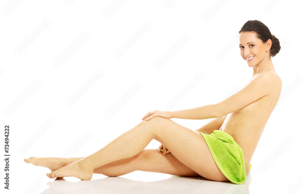 Side view of a woman sitting Side view of a woman sitting