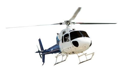 Handdoek met foto Helikopter Helikopter met draaiende rotorbladen  © JackF