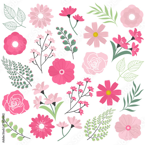 Fototapeta Naklejka Na Ścianę i Meble -  Wedding pink flowers