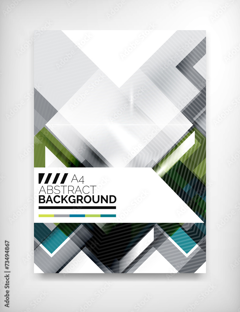 Fototapeta premium Flyer, Brochure Design Template, Layout