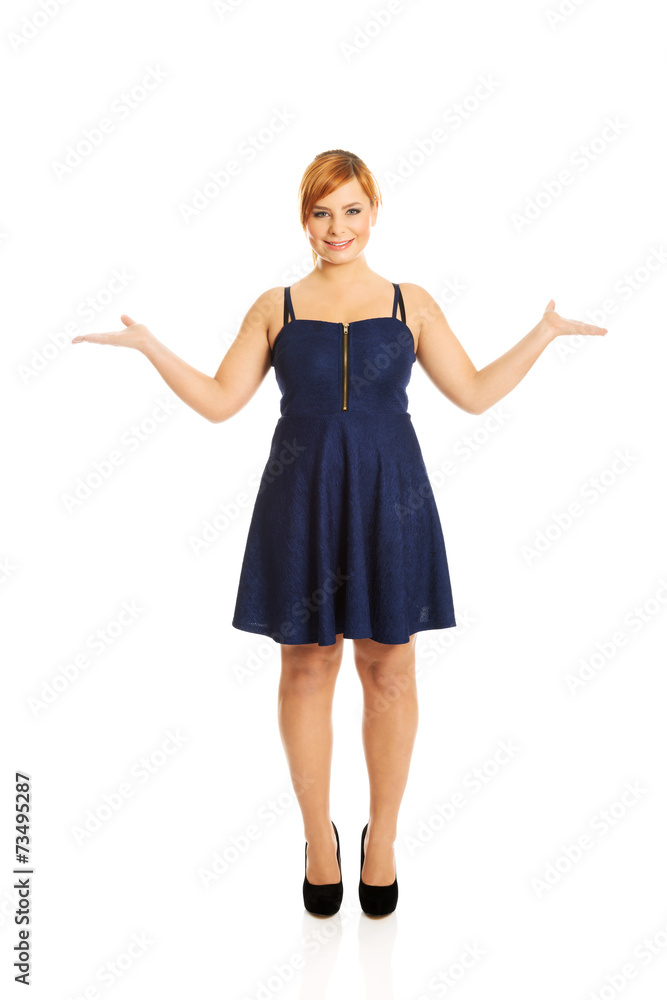 Woman with arms outstretched Woman with arms outstretched