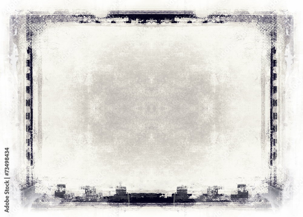 Grunge film frame with space for text or image Grunge film frame with space for text or image