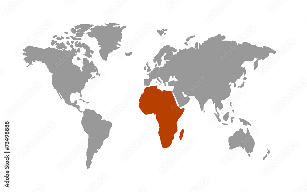 Obraz premium World map