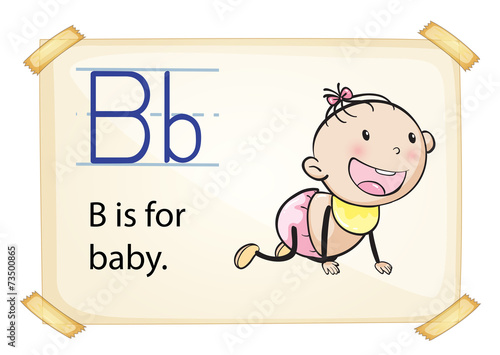 A letter B for baby