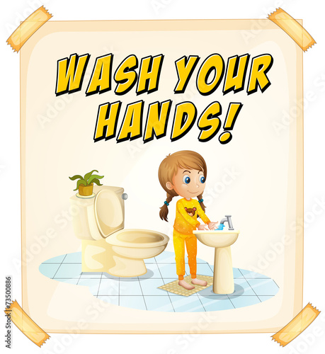 Wash hands