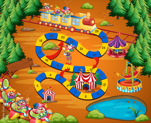 Clown circus game
