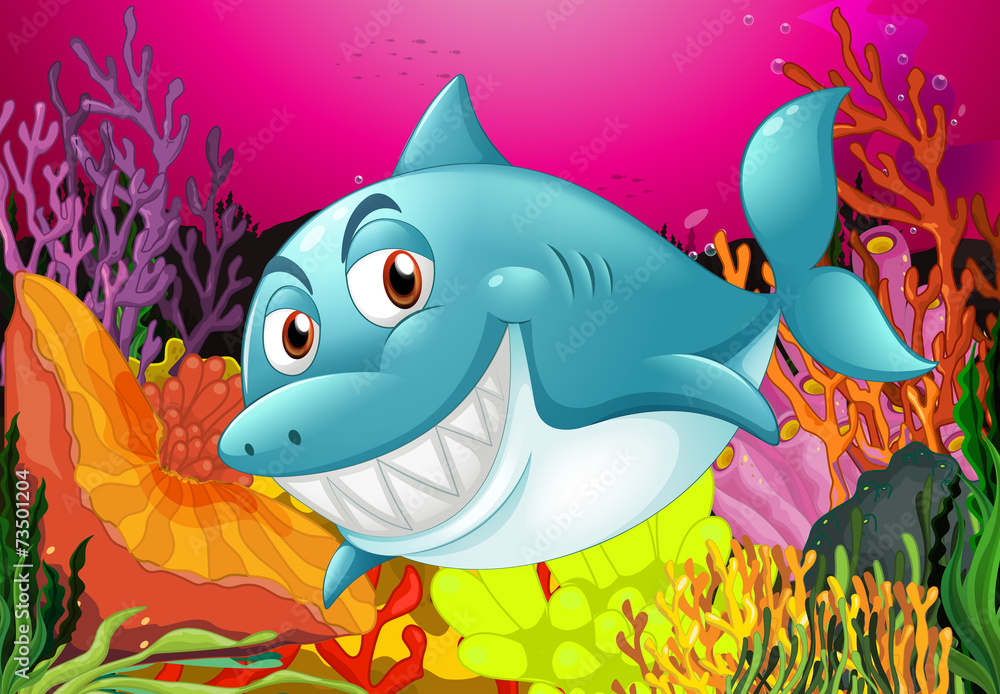 Naklejka premium A big fish