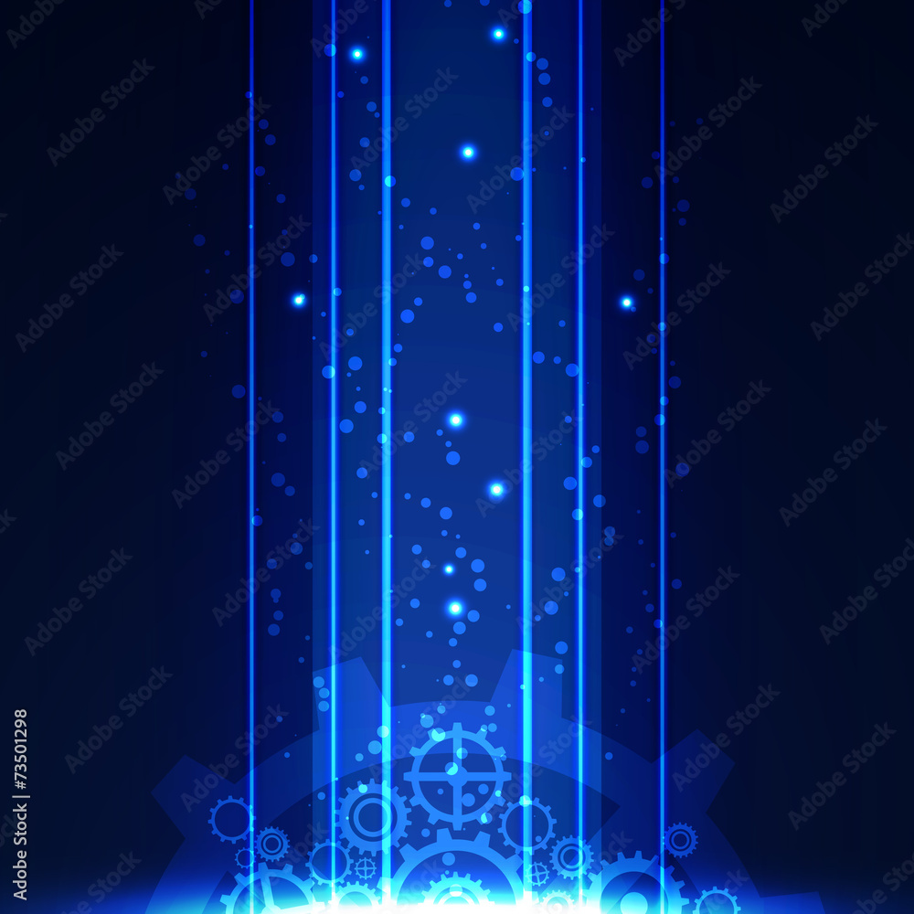 Obraz premium Abstract technology digital background, vector illustration