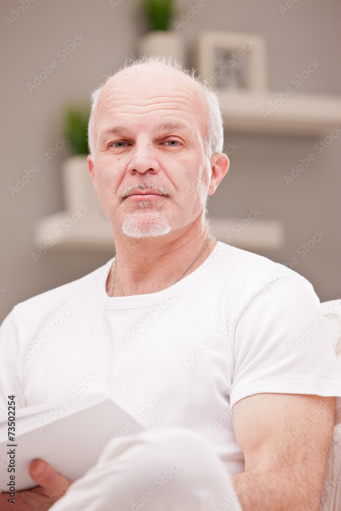 serious portrait of a tired man serious portrait of a tired man
