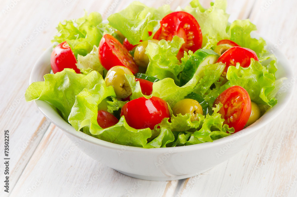 Fresh  vegetables salad