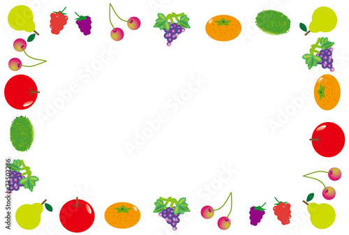 可愛いフルーツ果物のフレーム枠 Stock Illustration Adobe Stock 可愛いフルーツ果物のフレーム枠 Stock Illustration Adobe Stock