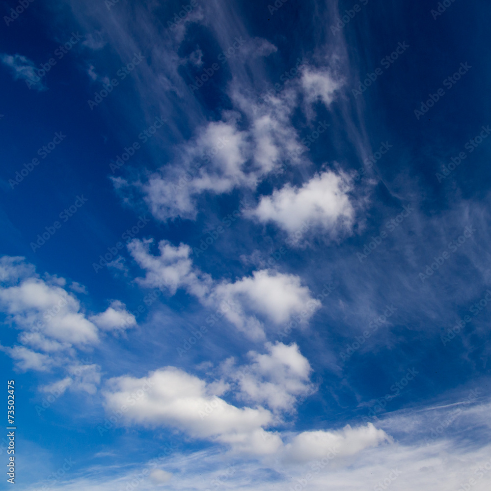 Obraz premium Blue sky background.