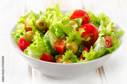 Bowl of Fresh  vegetables salad