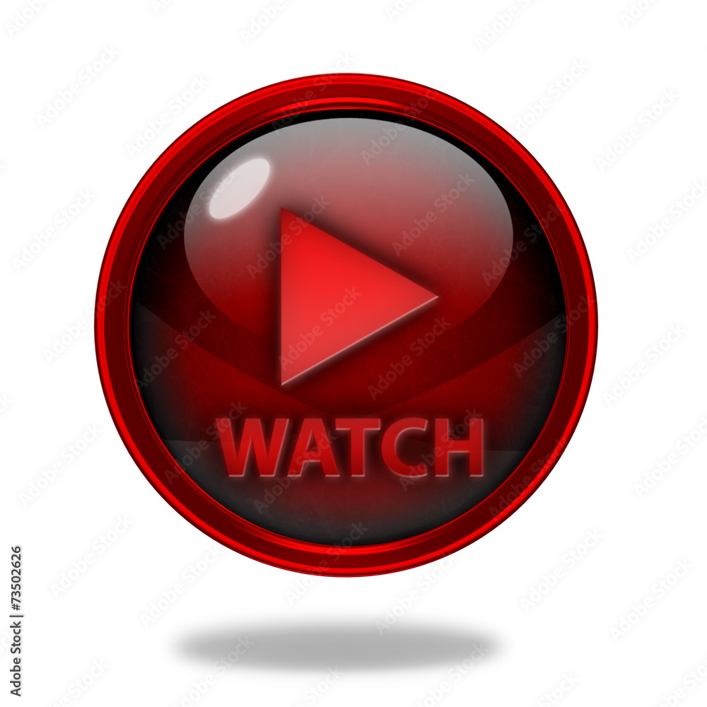 watch circular icon on white background watch circular icon on white background