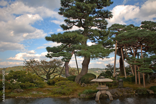 Kenroku Garden  Kanazawa  Japan