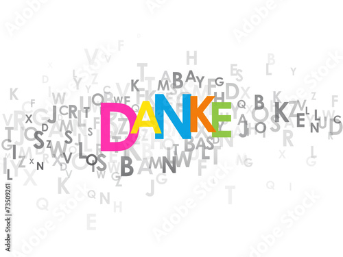 "DANKE" (Vielen Dank Schön Sehr Dankbarkeit Dankeskarten)