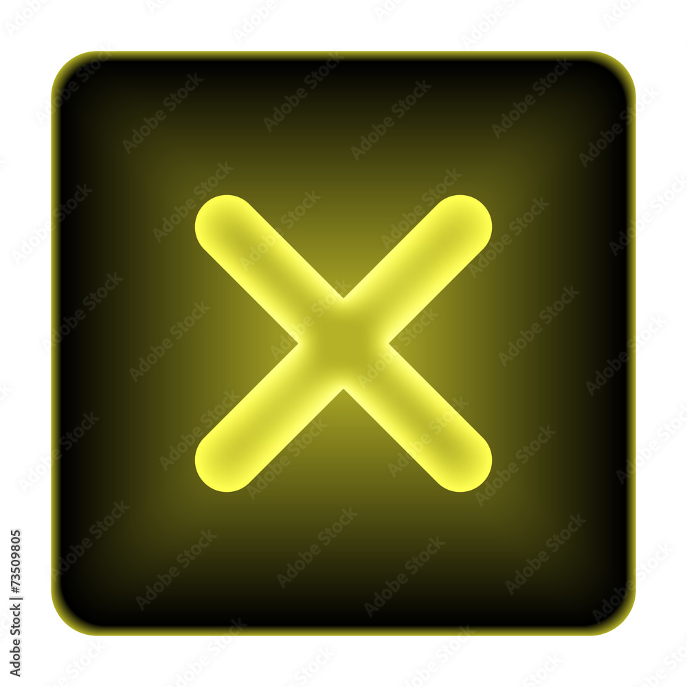 Obraz premium X close icon