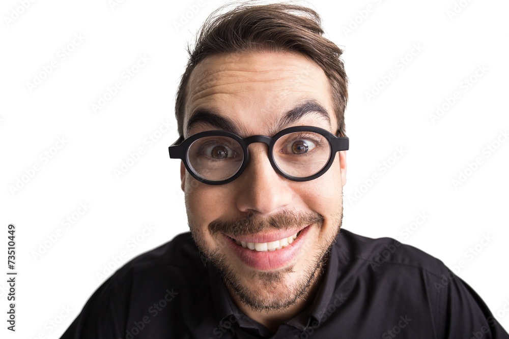 Portrait of a smiling businessman with glasses Portrait of a smiling businessman with glasses