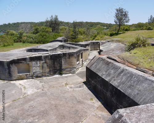 The fortification of middlehead in Mosman in Sydney photo