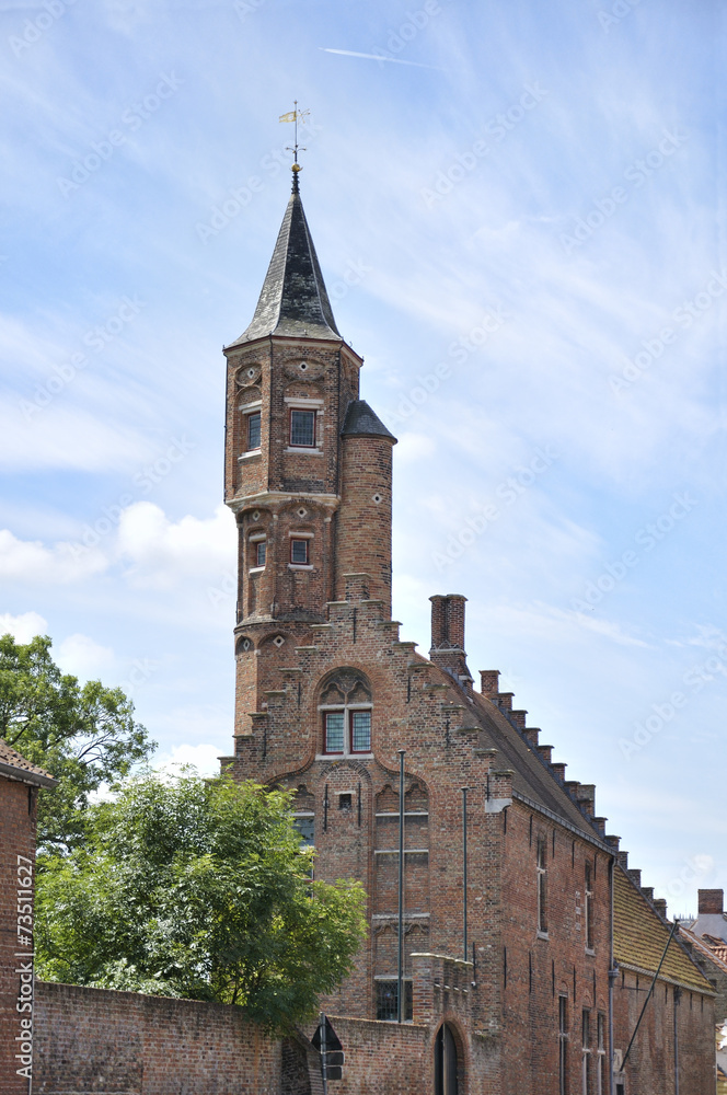 Old building, Bruges, belgium