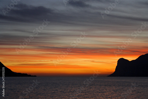 TRAMONTO A TORBOLE SUL GARDA