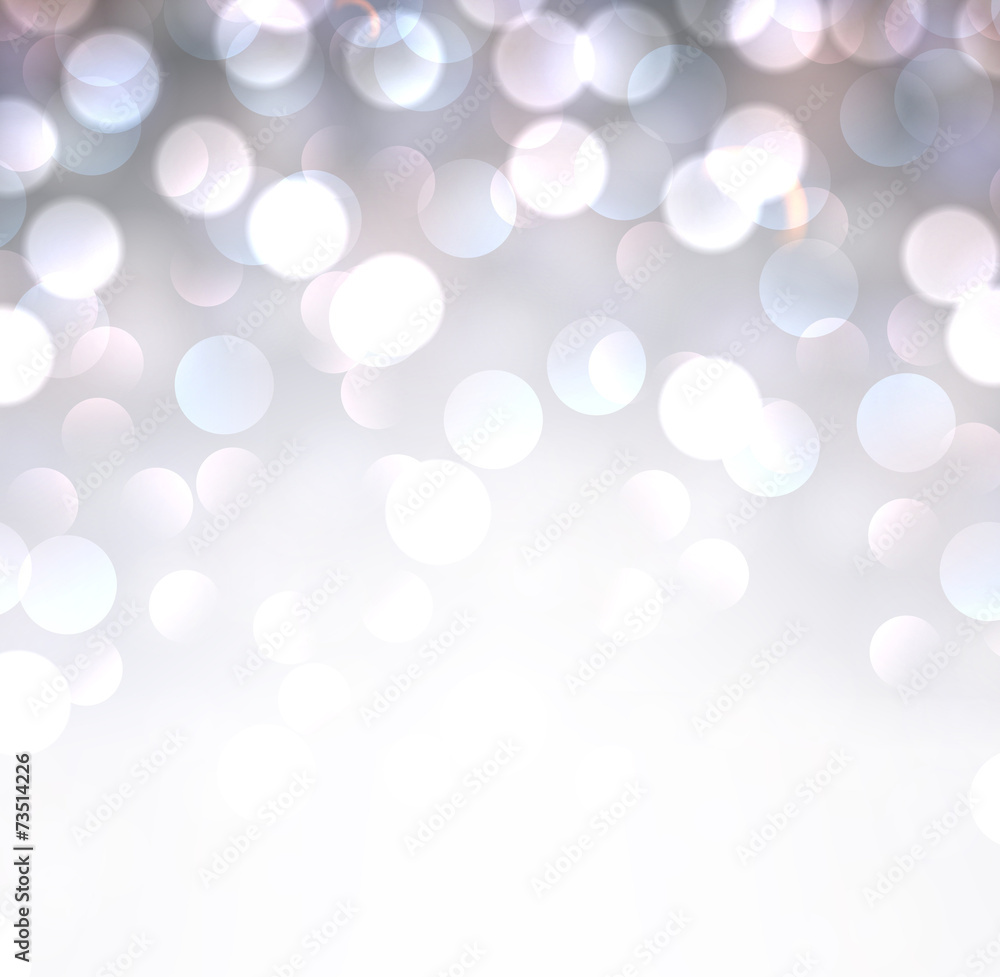 Obraz premium Silver christmas background.
